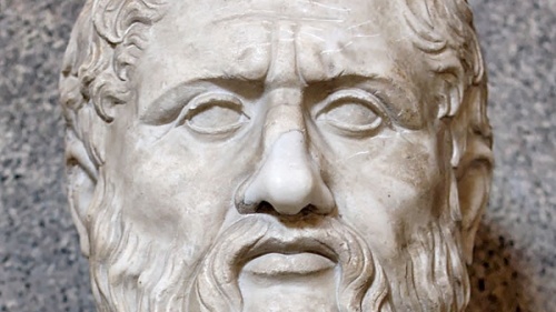 Un buste de Platon