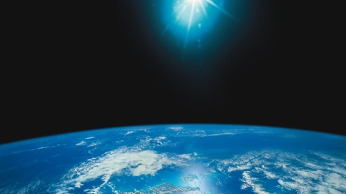 La Terre dans l'espace