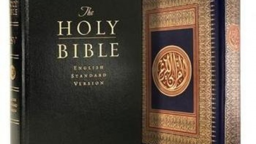 Une Bible et un Coran