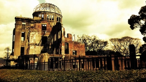 Le dôme A-Bomb situé dans le parc du Mémorial de la paix d'Hiroshima.