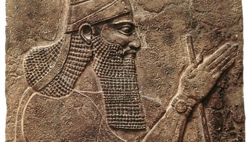 Portrait du monarque assyrien Tiglath Pileser