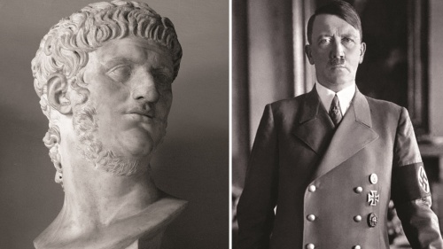Une photo de Hitler et de Néron