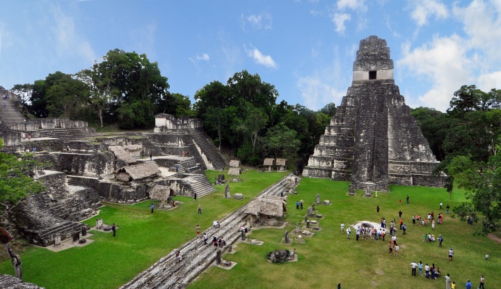 Ruines mayas de Tikal, au Guatemala.