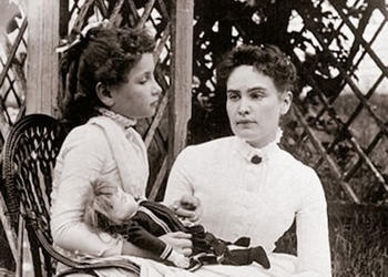 Hellen Keller et Anne Sullivan
