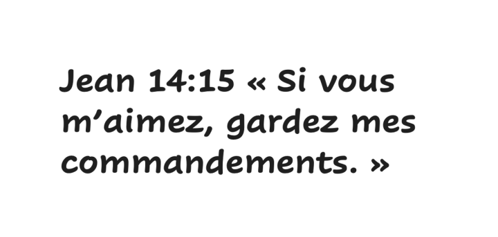 Jean 14:15