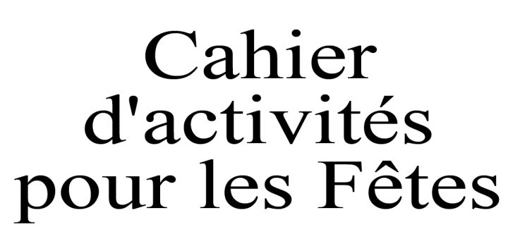 Cahier des Fêtes