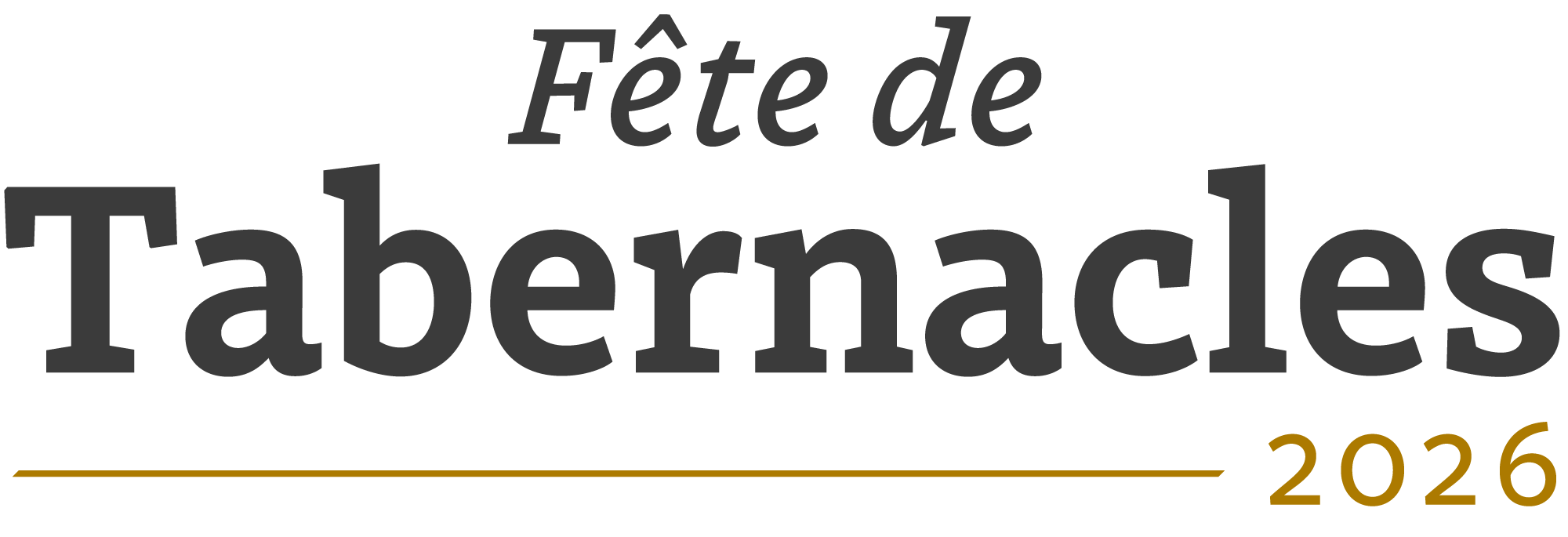 Fête des Tabernacles 2026