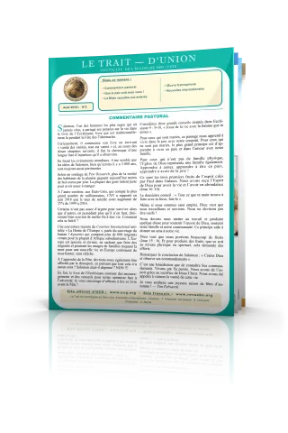 Trait d'Union : août 2018