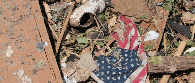 Tornado aftermath in Moore, OK