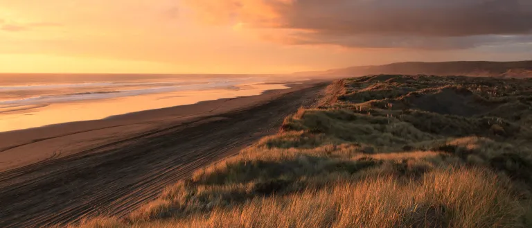 Ocean view at sunset