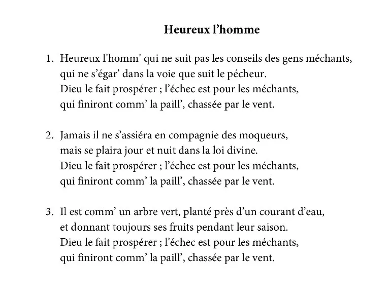 Paroles Cantiques