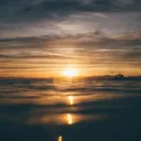 Un beau coucher du soleil