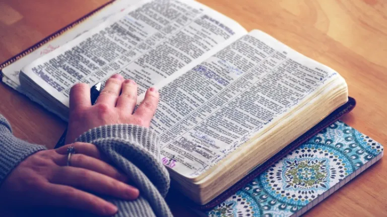 Un peu de recherche à l’aide de commentaires et d’autres formes d’aides bibliques vous permettra généralement de venir à bout des difficultés rencontrées dans la Bible. Une femme étudie la Bible
