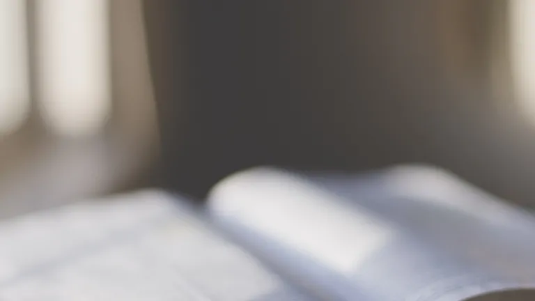 Une Bible sur une table