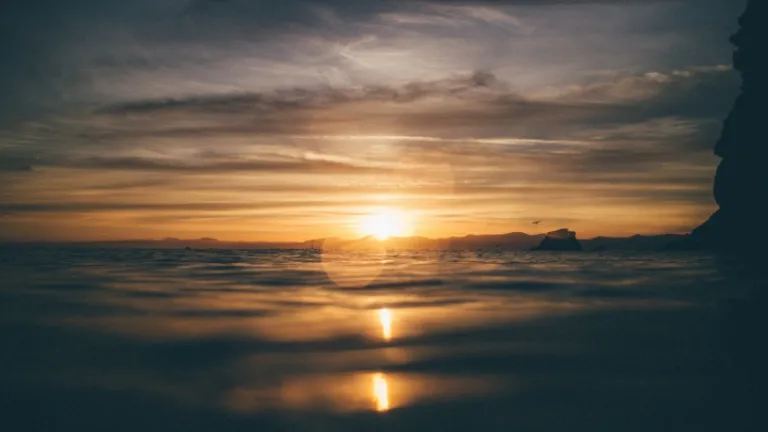 Un beau coucher du soleil