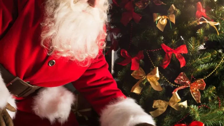 Une photo du père Noël