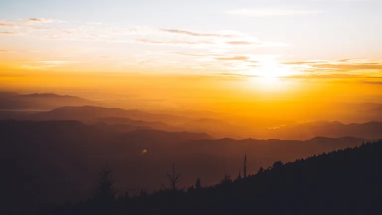 Un coucher du soleil