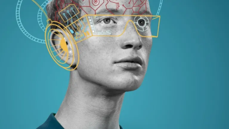 Illustration d'un cerveau doté d'une intelligence artificielle.