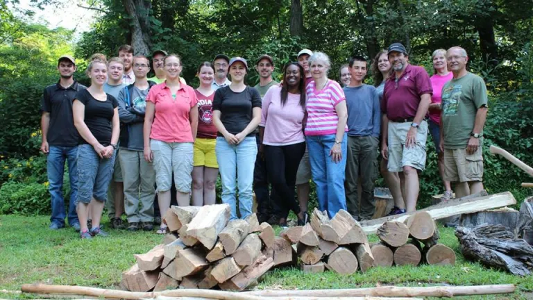 Group photo of last year's group who went to Challenger East.