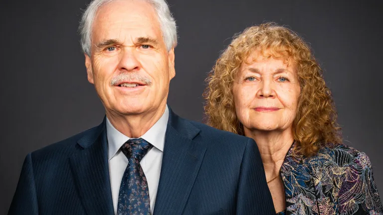 Le président de l'Église de Dieu Unie, Rick Shabi, et sa femme Deborah