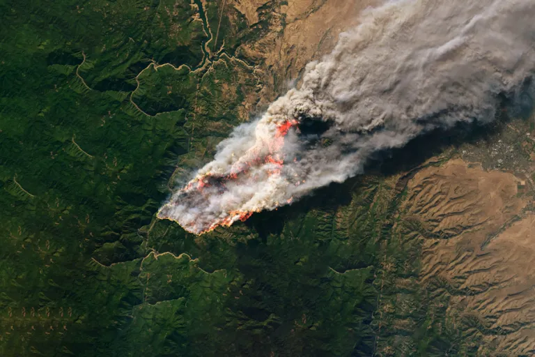 Wildfire Satellite View