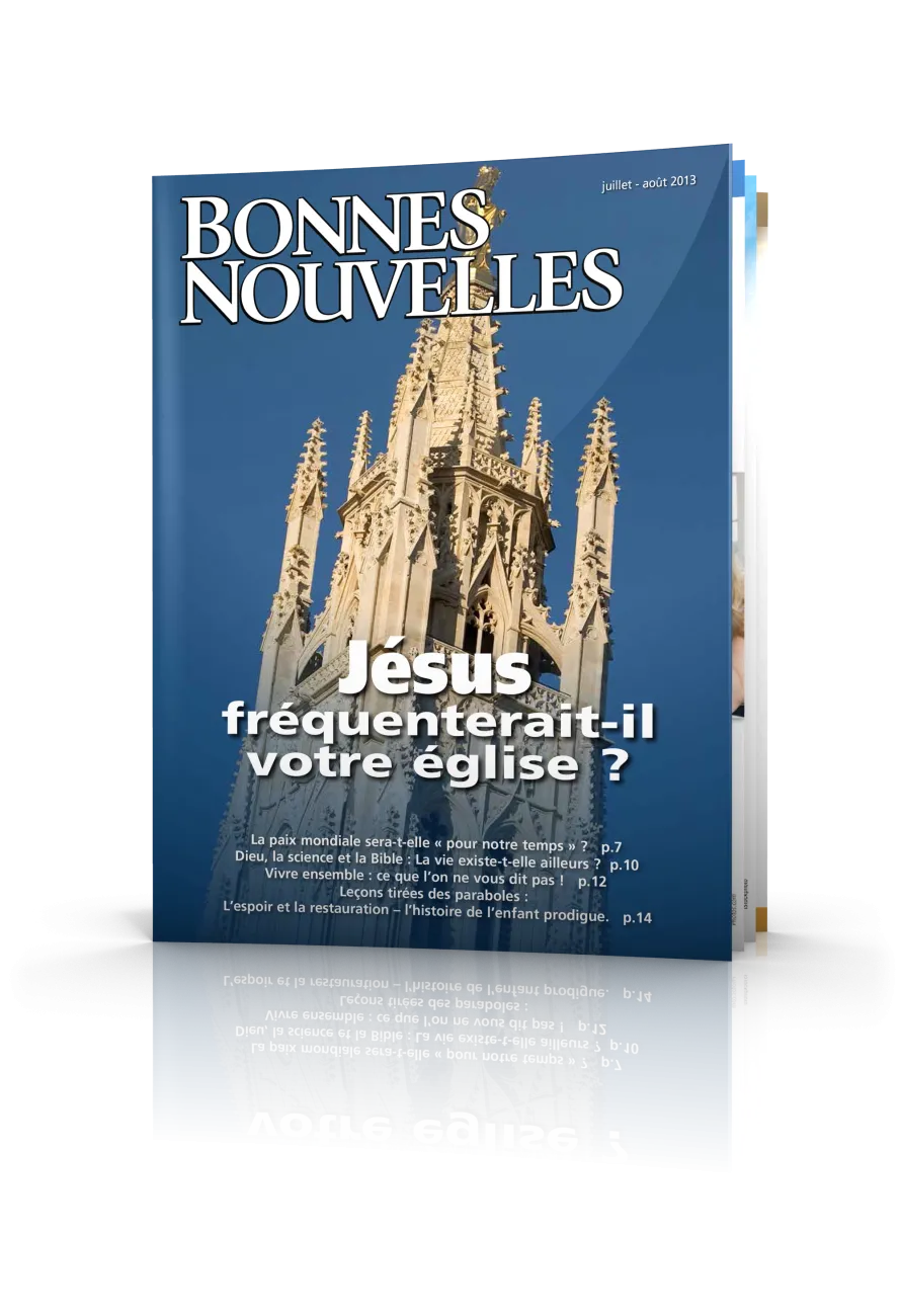 Bonnes Nouvelles juillet-août 2013