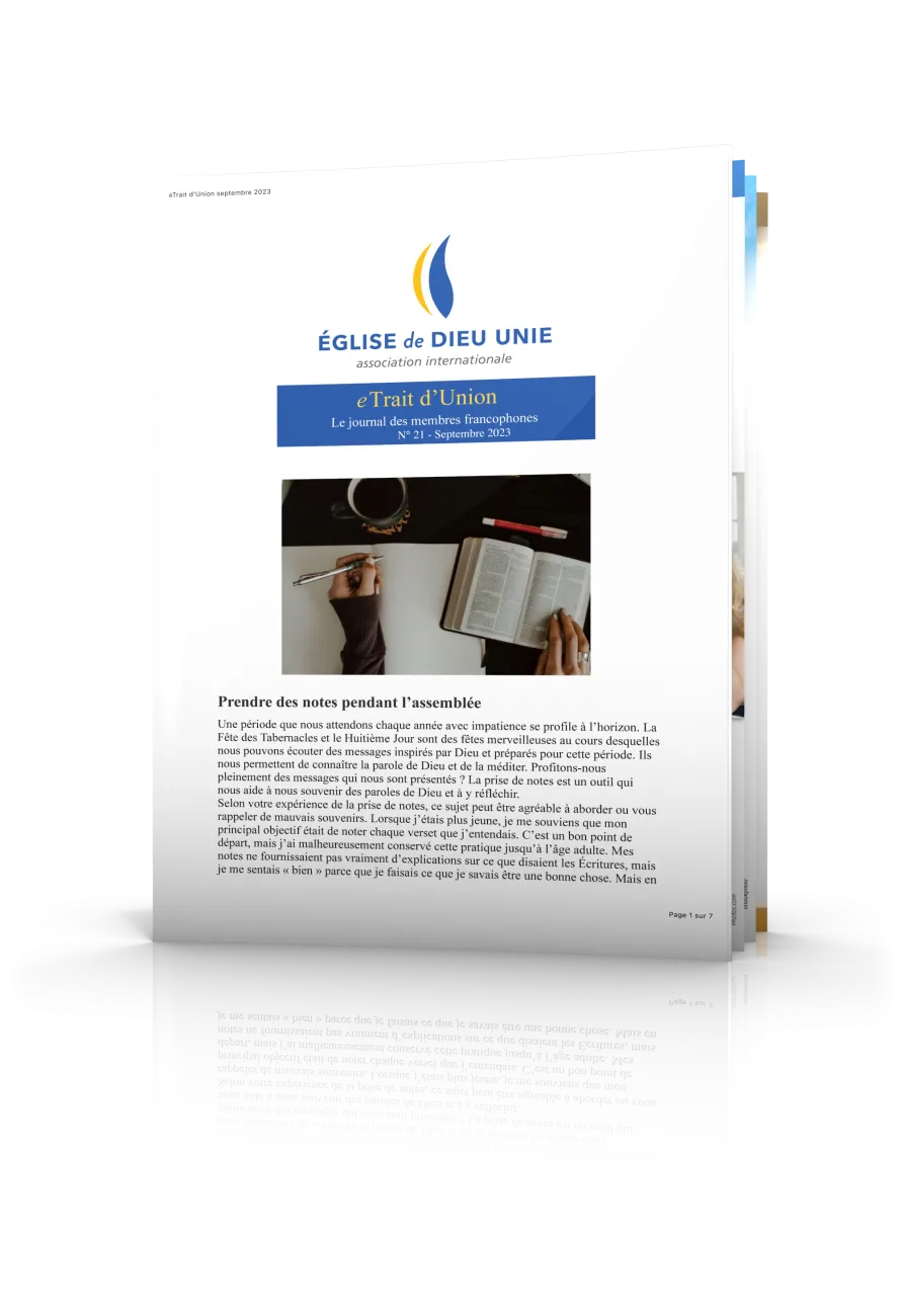 e-Trait d’Union — Septembre 2023