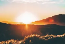 Un beau lever du soleil