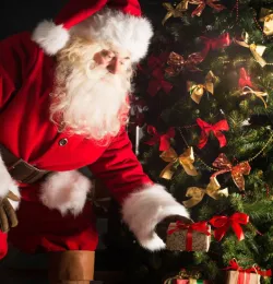 Une photo du père Noël